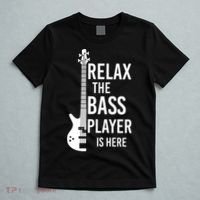 Relax The Bass Player Is Here Bass Guitar T-Shirt thumb 5