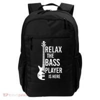 Relax The Bass Player Is Here Bass Guitar Backpack thumb 0