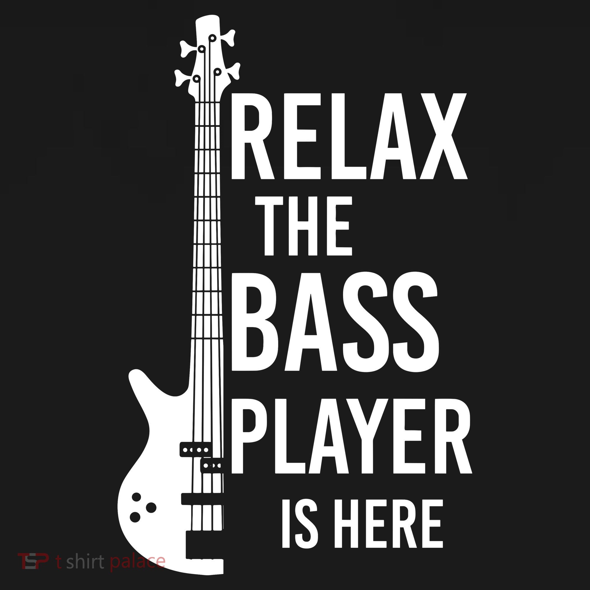 Relax The Bass Player Is Here Bass Guitar Baby Bodysuit
