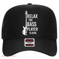 Relax The Bass Player Is Here Bass Guitar Hat thumb 0