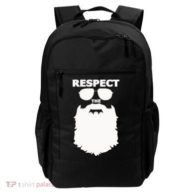 Respect The Beard Novelty Graphic Great Gift Backpack