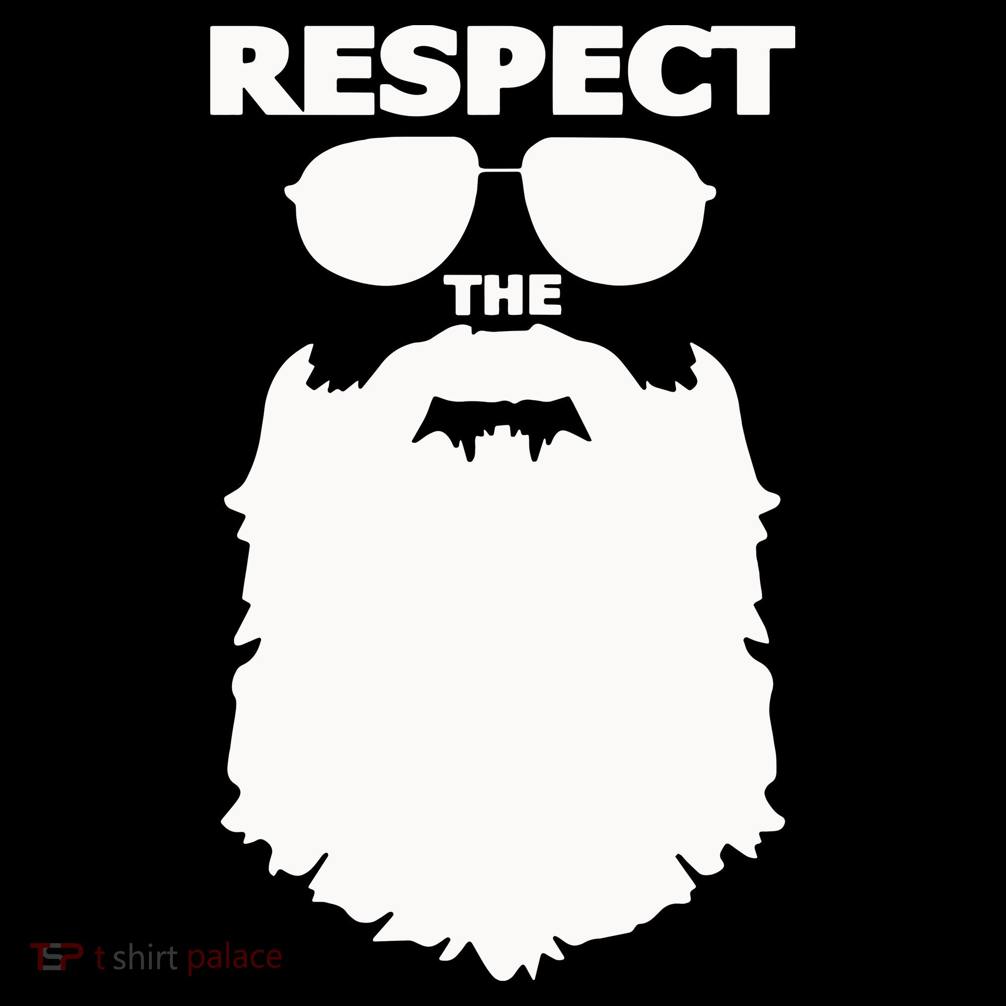Respect The Beard Novelty Graphic Great Gift Tote Bag