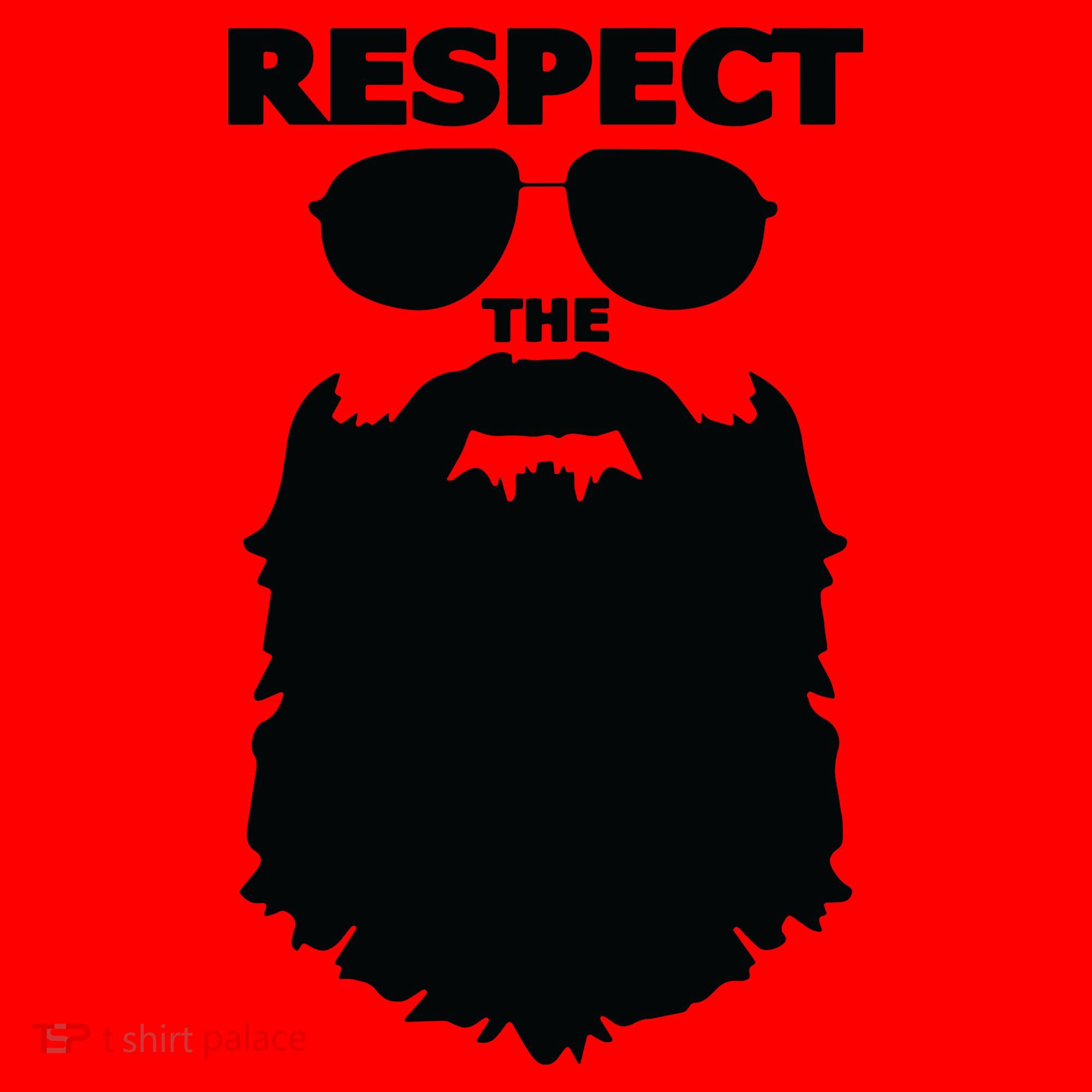 Respect The Beard Novelty Graphic Great Gift Santa Hat