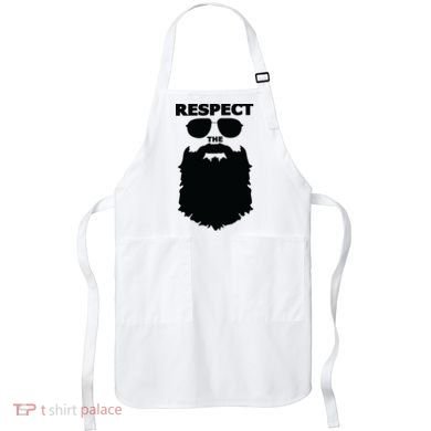 Respect The Beard Novelty Graphic Great Gift Apron