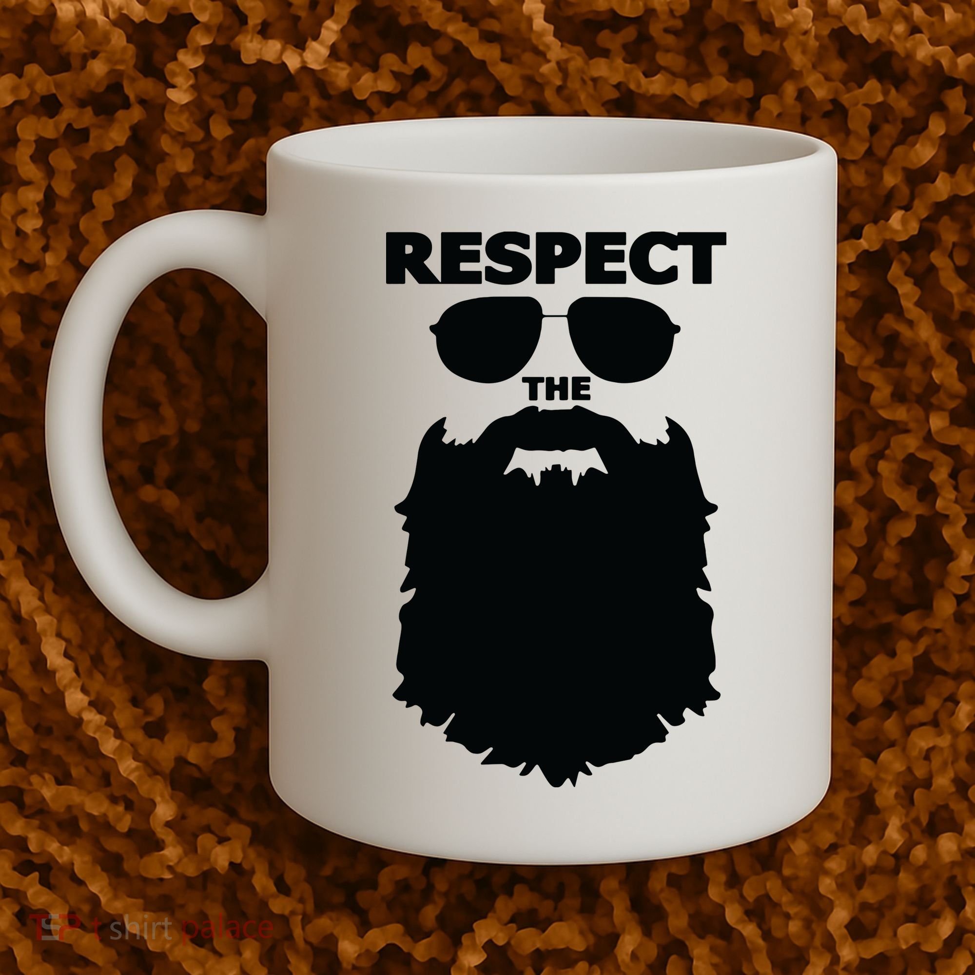 Respect The Beard Novelty Graphic Great Gift Coffee Mug