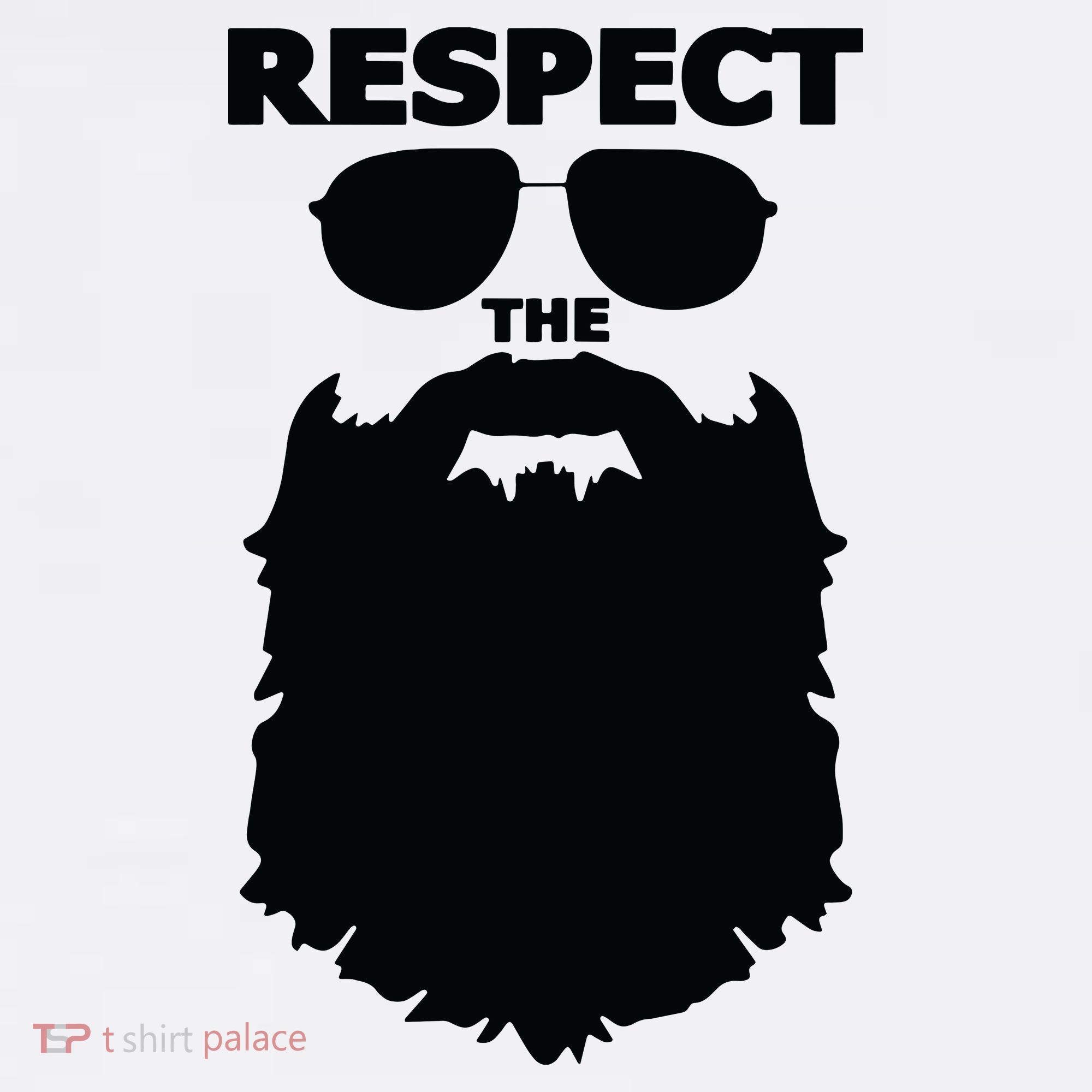 Respect The Beard Novelty Graphic Great Gift Mousepad