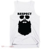 Respect The Beard Novelty Graphic Great Gift Tank Top thumb 0
