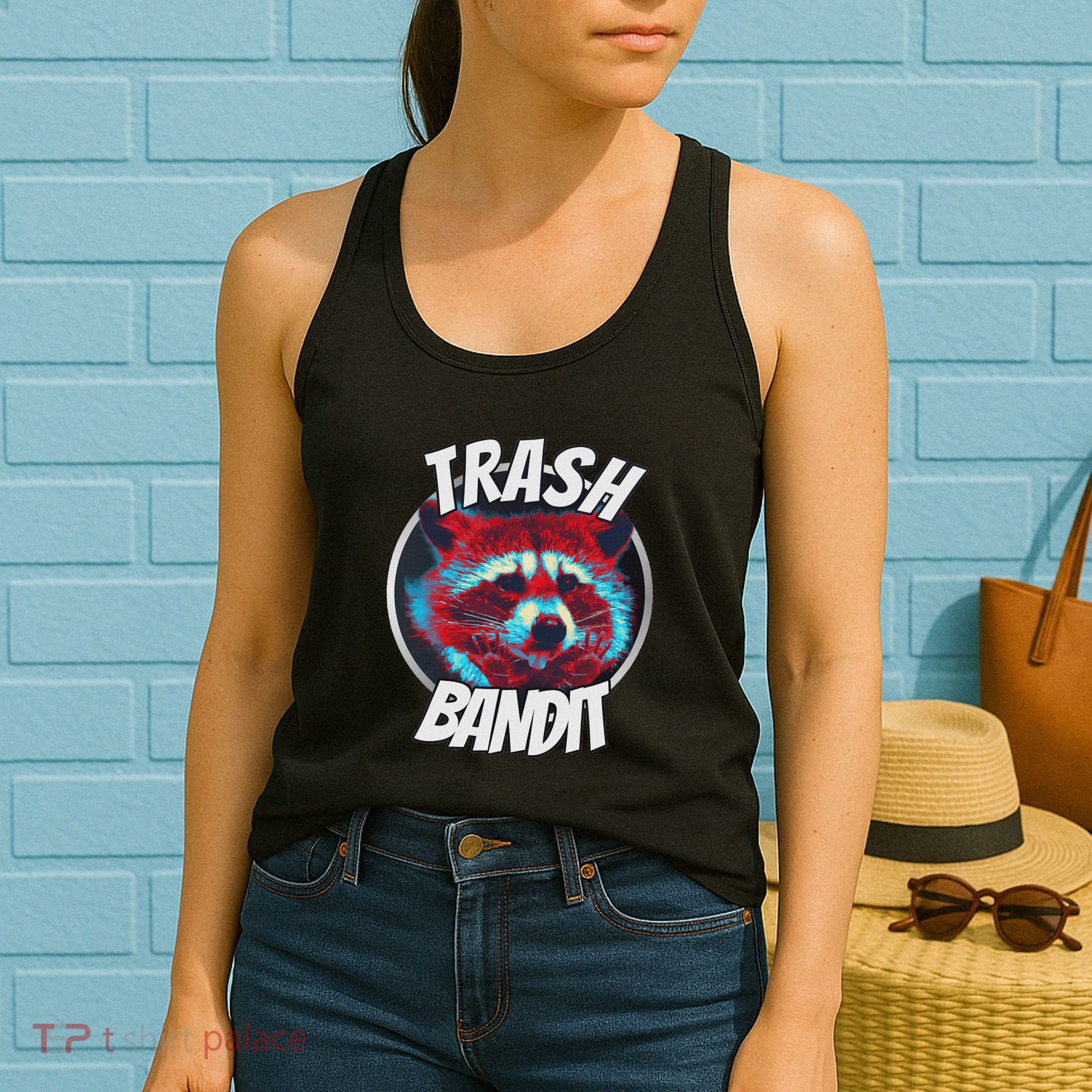 Raccoon Trash Bandit Funny Raccoon Trash Panda Women's Tank Top