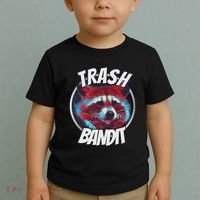 Raccoon Trash Bandit Funny Raccoon Trash Panda Toddler T-Shirt thumb 2