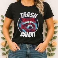 Raccoon Trash Bandit Funny Raccoon Trash Panda Women's T-Shirt thumb 2