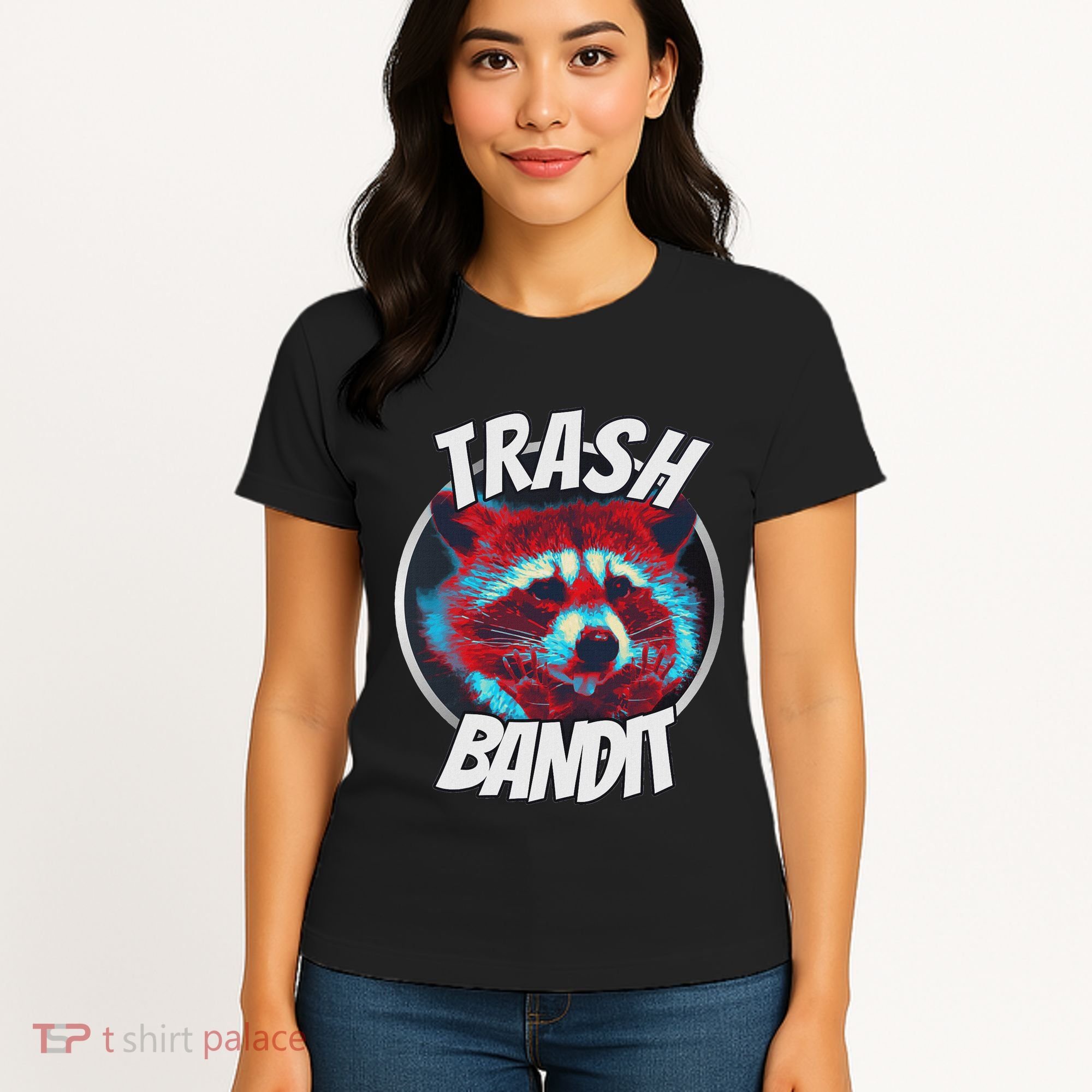 Raccoon Trash Bandit Funny Raccoon Trash Panda Women's T-Shirt