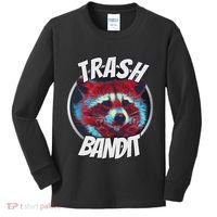 Raccoon Trash Bandit Funny Raccoon Trash Panda Kids Long Sleeve Shirt thumb 0