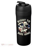 Right To Bare Arms 4th Of July Funny Gym George Washington 24oz Duet Stainless Steel Tumbler thumb 3