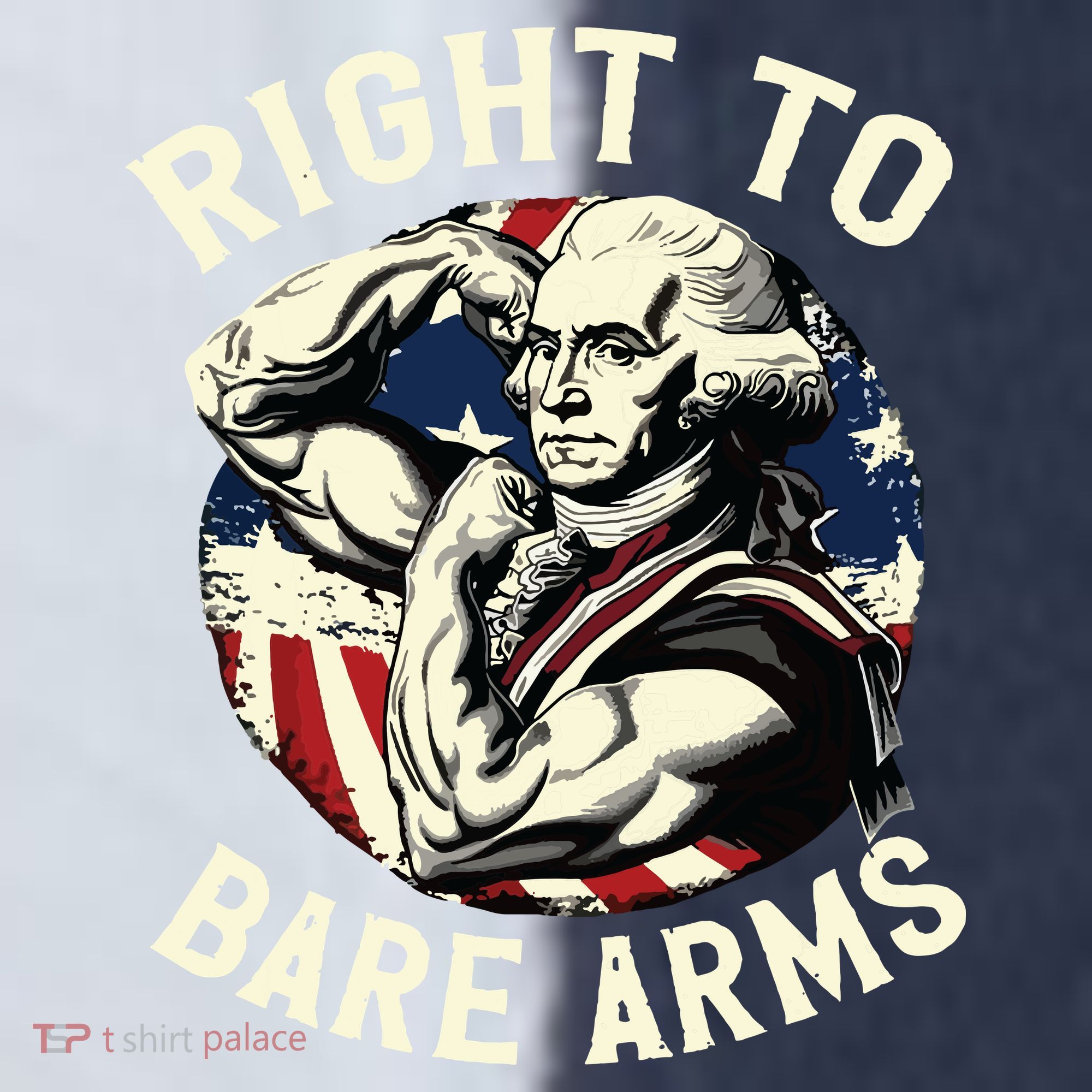 Right To Bare Arms 4th Of July Funny Gym George Washington Sport-Tek Competitor United Soccer Jersey