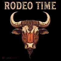 Rodeo Time Bull Riding Cowboy Bull Rider Stripe Pom Pom Beanie thumb 2