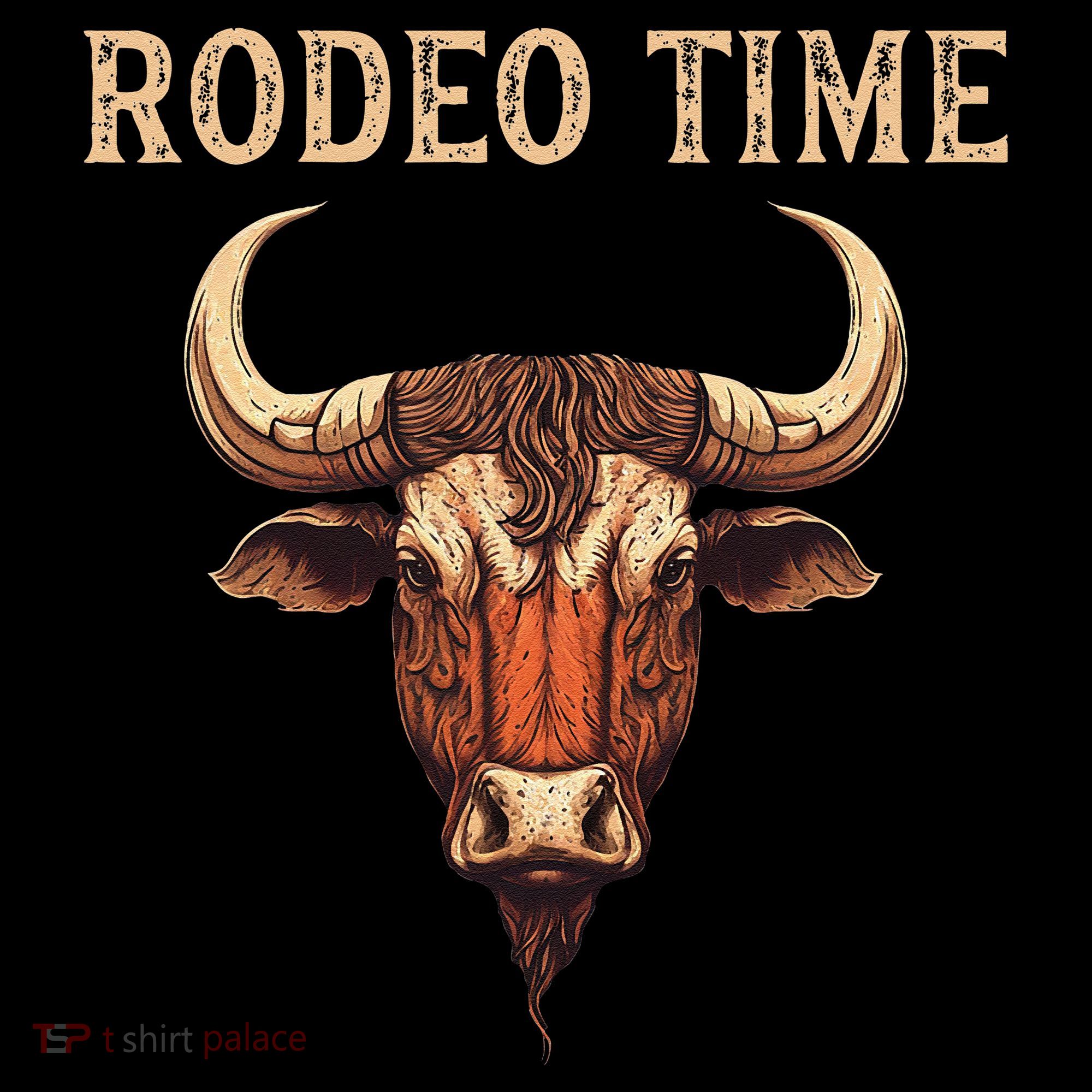 Rodeo Time Bull Riding Cowboy Bull Rider Stripe Pom Pom Beanie