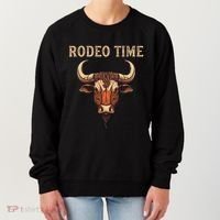 Rodeo Time Bull Riding Cowboy Bull Rider Women's Sweatshirt thumb 0