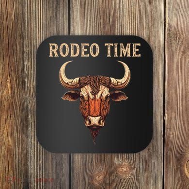 Rodeo Time Bull Riding Cowboy Bull Rider Coaster