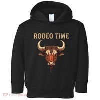 Rodeo Time Bull Riding Cowboy Bull Rider Toddler Hoodie thumb 0