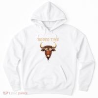Rodeo Time Bull Riding Cowboy Bull Rider Hoodie thumb 0