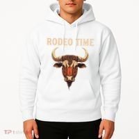 Rodeo Time Bull Riding Cowboy Bull Rider Hoodie thumb 2