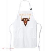 Rodeo Time Bull Riding Cowboy Bull Rider Apron thumb 0