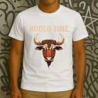 Rodeo Time Bull Riding Cowboy Bull Rider T-Shirt thumb 3