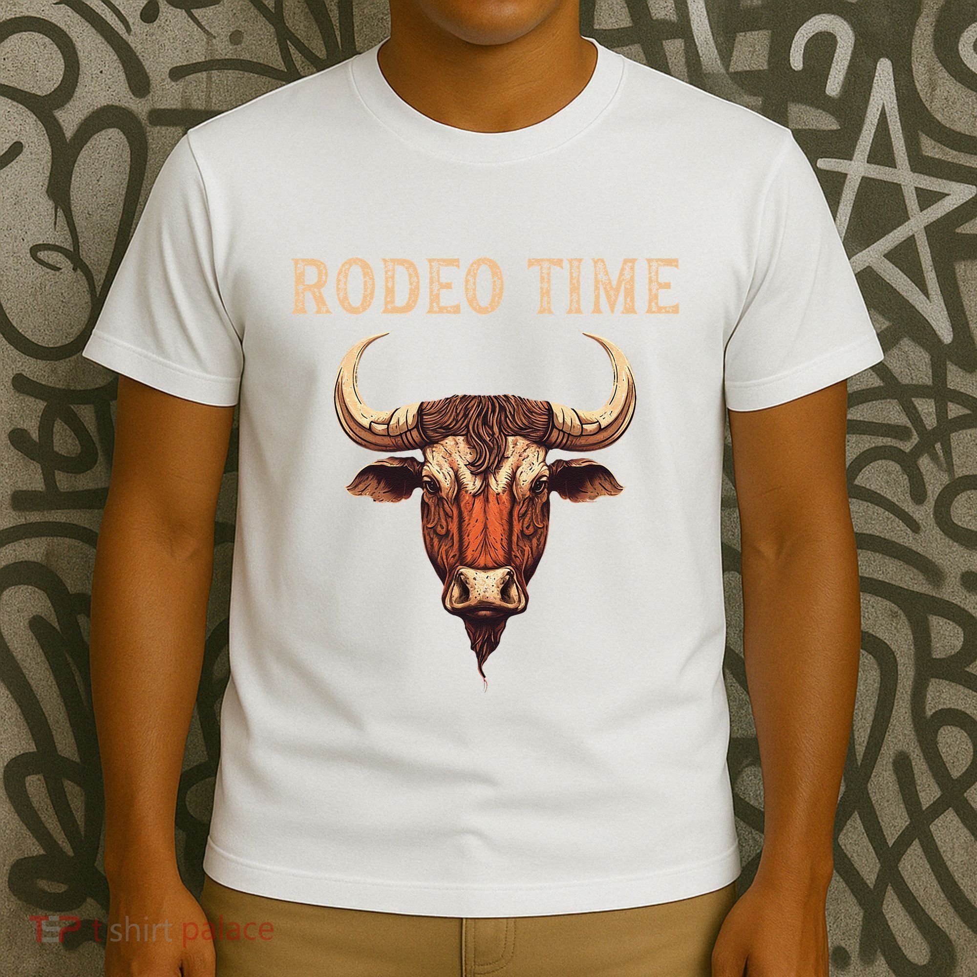Rodeo Time Bull Riding Cowboy Bull Rider T-Shirt