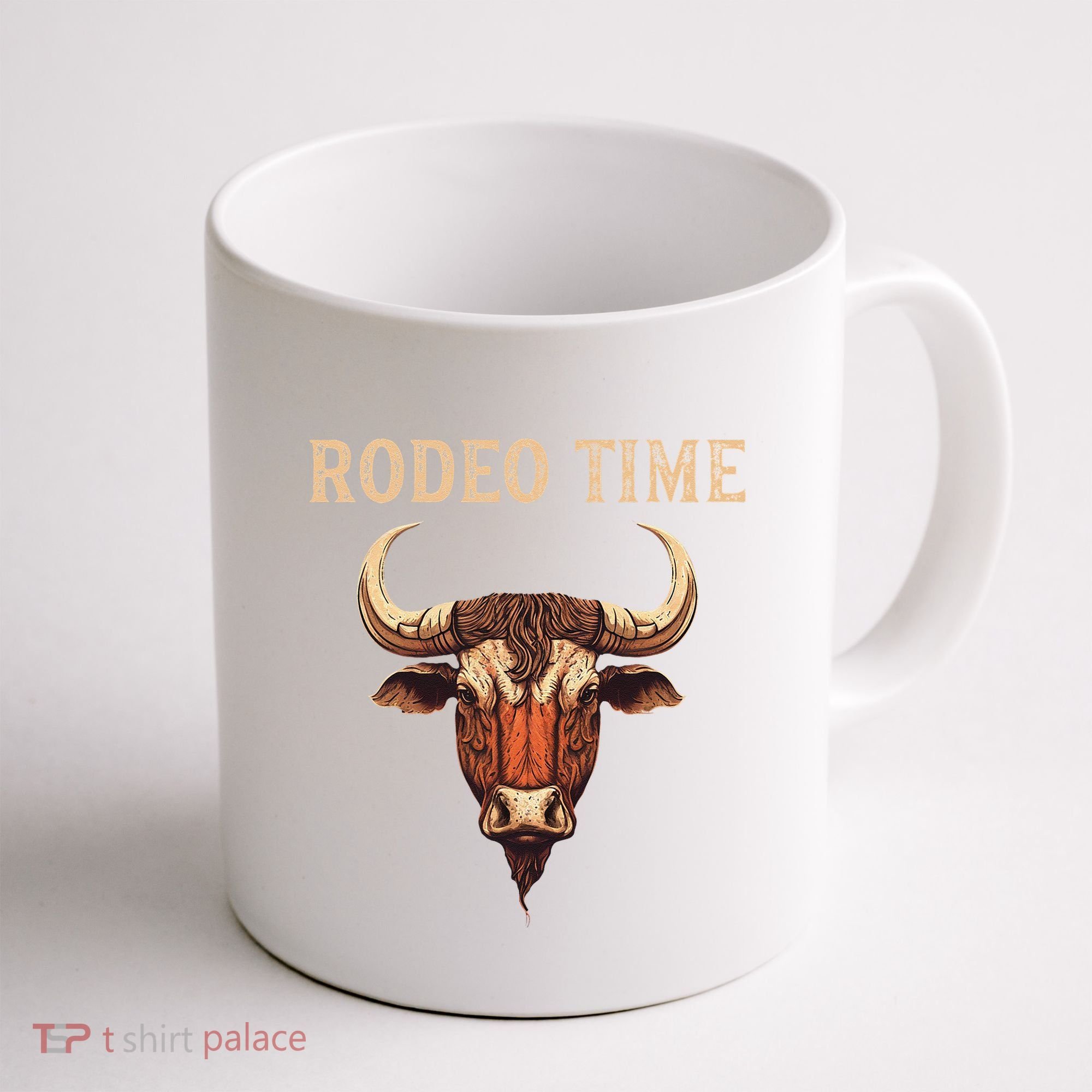 Rodeo Time Bull Riding Cowboy Bull Rider Coffee Mug