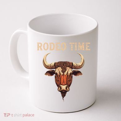 Rodeo Time Bull Riding Cowboy Bull Rider Coffee Mug