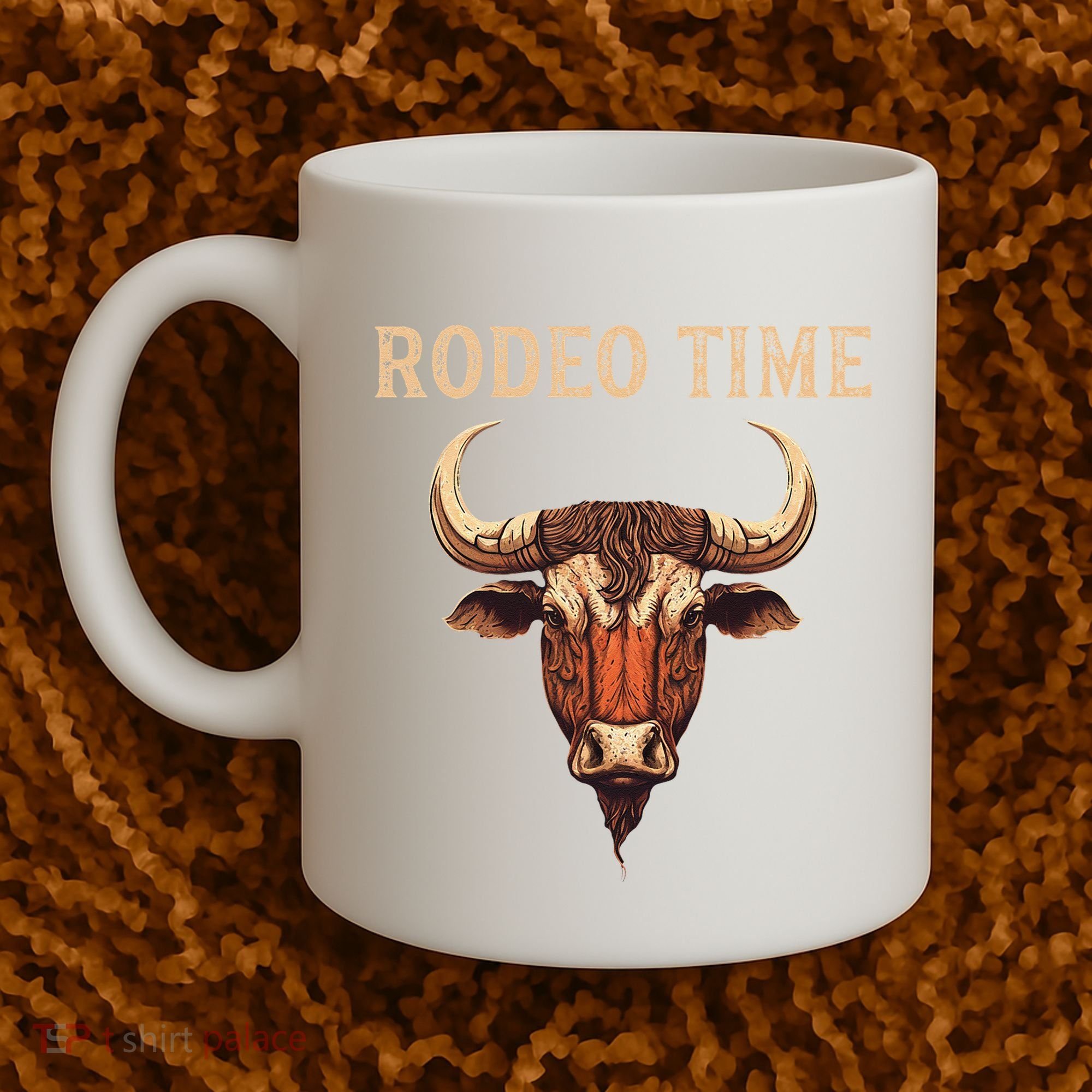 Rodeo Time Bull Riding Cowboy Bull Rider Coffee Mug