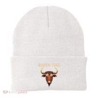 Rodeo Time Bull Riding Cowboy Bull Rider Beanie thumb 0