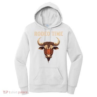 Rodeo Time Bull Riding Cowboy Bull Rider Women's Hoodie
