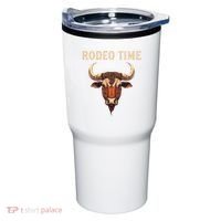 Rodeo Time Bull Riding Cowboy Bull Rider Tumbler thumb 0