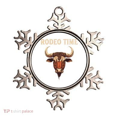 Rodeo Time Bull Riding Cowboy Bull Rider Ornament