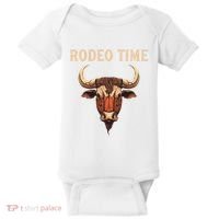 Rodeo Time Bull Riding Cowboy Bull Rider Baby Bodysuit thumb 0