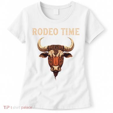 Rodeo Time Bull Riding Cowboy Bull Rider Women's T-Shirt