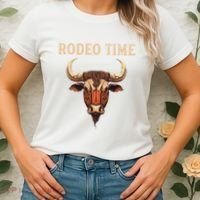 Rodeo Time Bull Riding Cowboy Bull Rider Women's T-Shirt thumb 2