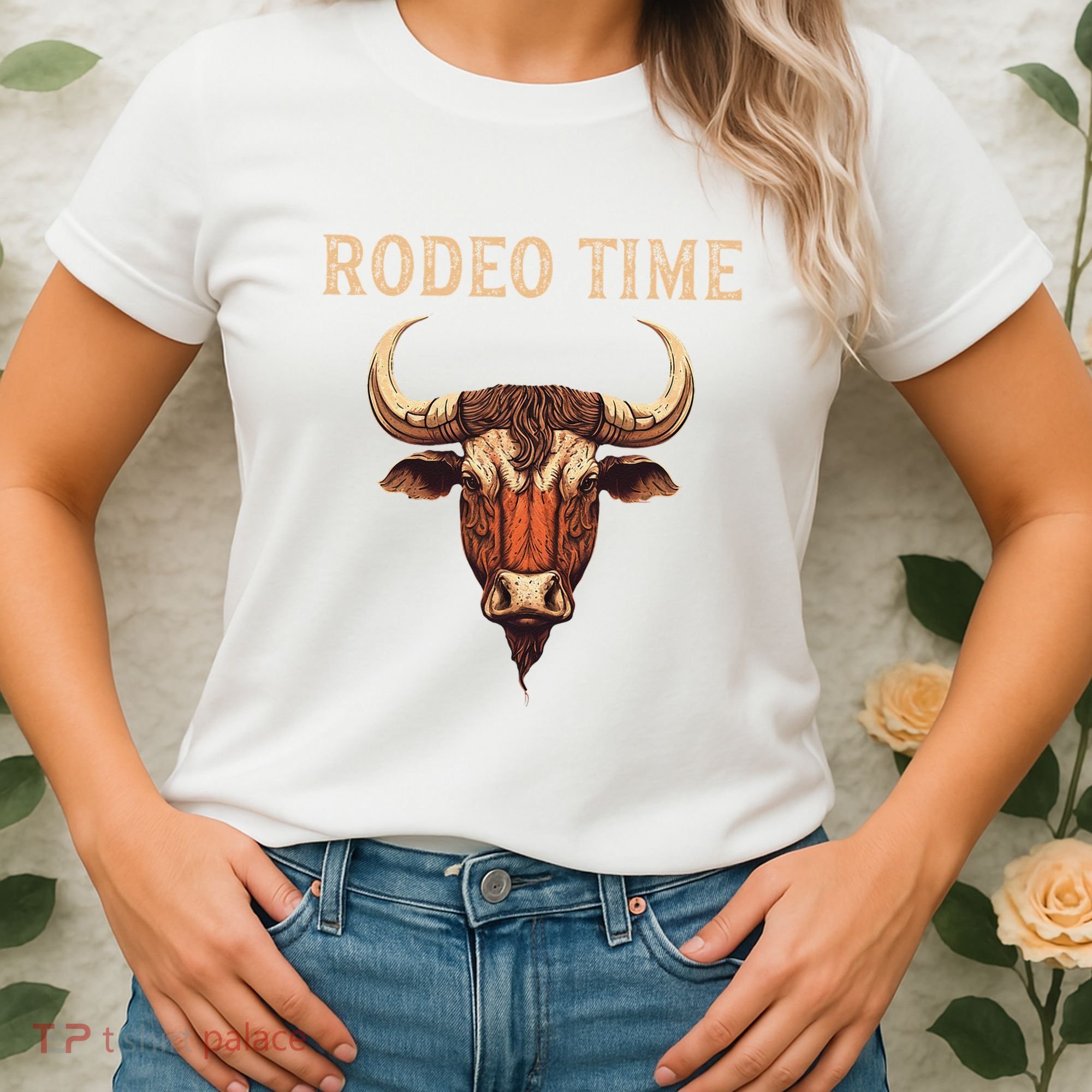 Rodeo Time Bull Riding Cowboy Bull Rider Women's T-Shirt