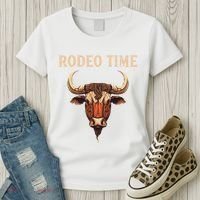 Rodeo Time Bull Riding Cowboy Bull Rider Women's T-Shirt thumb 3