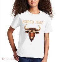 Rodeo Time Bull Riding Cowboy Bull Rider Kids T-Shirt thumb 2