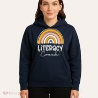 Reading Teacher Back School Special Literacy Coach Squad Hoodie thumb 5