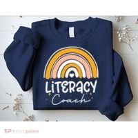 Reading Teacher Back School Special Literacy Coach Squad Sweatshirt thumb 2