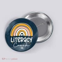 Reading Teacher Back School Special Literacy Coach Squad Button thumb 0