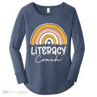 Reading Teacher Back School Special Literacy Coach Squad Women's Perfect Tri Tunic Long Sleeve Shirt thumb 0