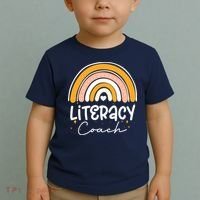 Reading Teacher Back School Special Literacy Coach Squad Toddler T-Shirt thumb 2