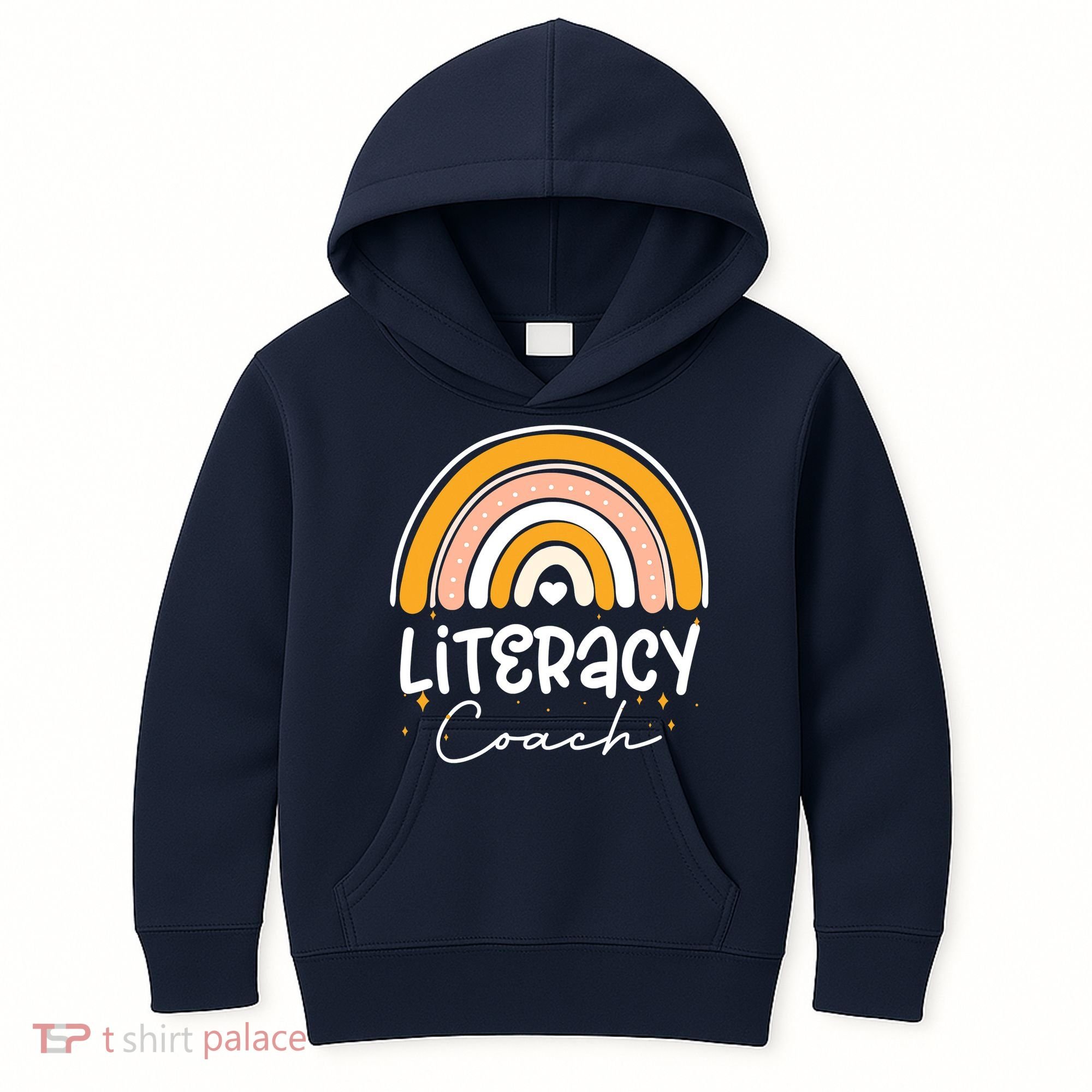 Reading Teacher Back School Special Literacy Coach Squad Kids Hoodie