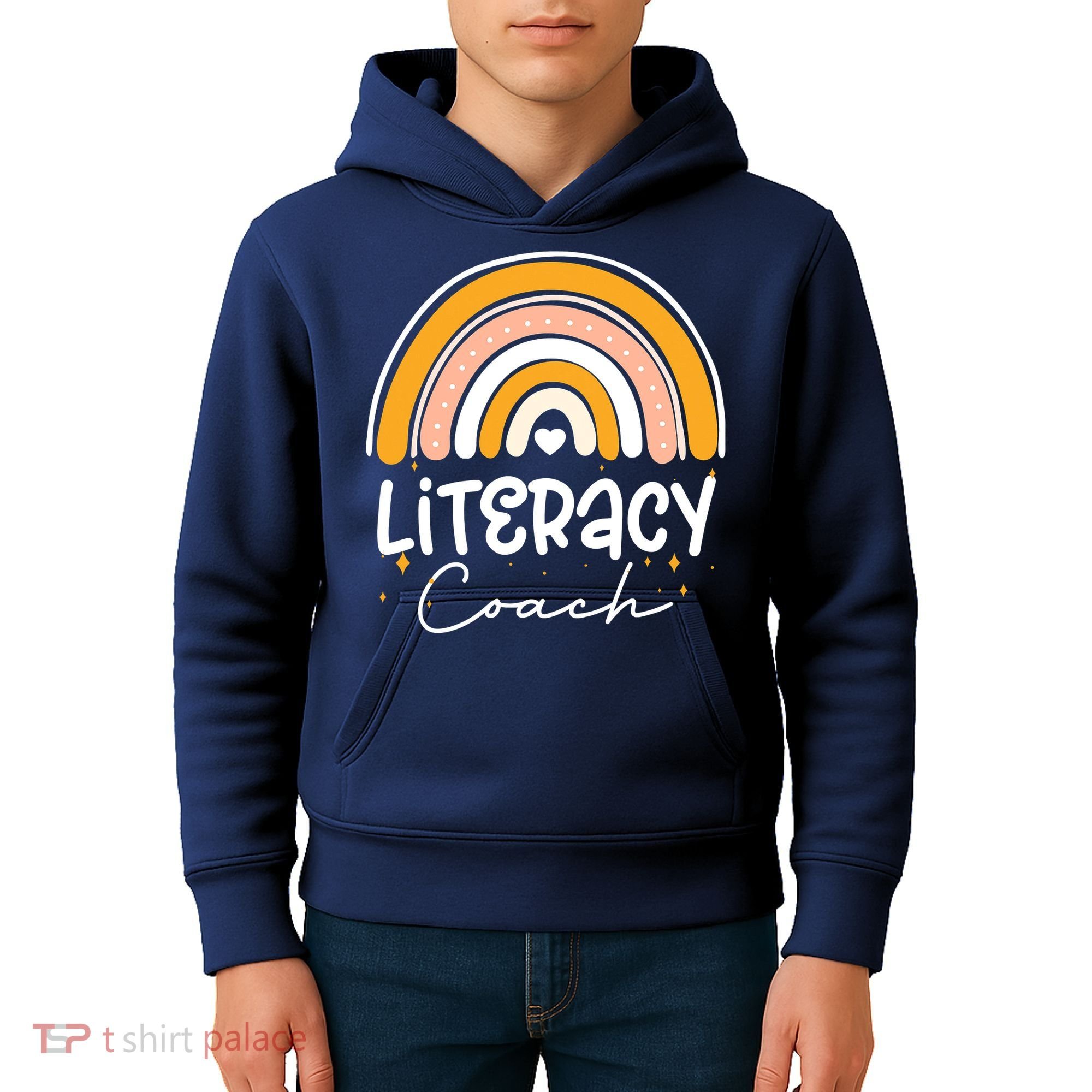 Reading Teacher Back School Special Literacy Coach Squad Kids Hoodie
