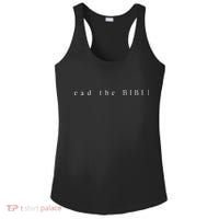 Read The BIBLE By 2415 Ladies PosiCharge Competitor Racerback Tank thumb 0