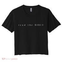 Read The BIBLE By 2415 Women's Crop Top Tee thumb 0